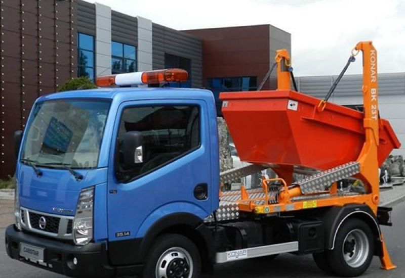 Wywóz śmieci w kontenerach